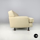 Italian mid-century modern cream white sofa Square Marco Zanuso for Arflex 1960s