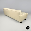 Italian mid-century modern cream white sofa Square Marco Zanuso for Arflex 1960s