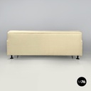 Italian mid-century modern cream white sofa Square Marco Zanuso for Arflex 1960s