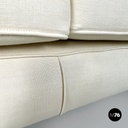 Italian mid-century modern cream white sofa Square Marco Zanuso for Arflex 1960s