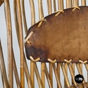 Poltrona in rattan Tre Cerchi di Tito Agnoli per Bonacina, 1960 ca.