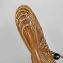 Poltrona in rattan Tre Cerchi di Tito Agnoli per Bonacina, 1960 ca.