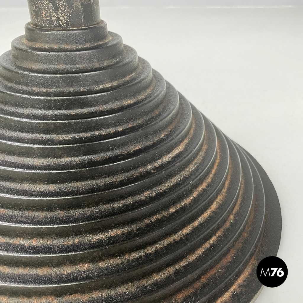 Portaombrelli tondo con base in ghisa, 1980 ca.