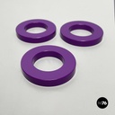 Italian modern purple rings for the perpetual wall calendar by Ring A Date, 2020