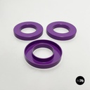 Italian modern purple rings for the perpetual wall calendar by Ring A Date, 2020
