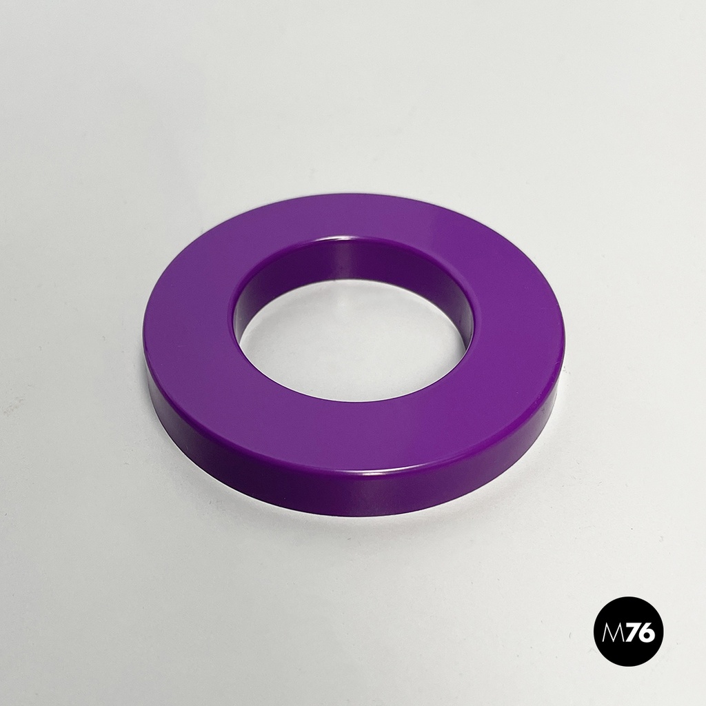 Italian modern purple rings for the perpetual wall calendar by Ring A Date, 2020