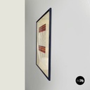 Quadro geometrico su carta, 1990 ca.