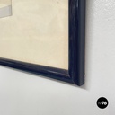 Quadro geometrico su carta, 1990 ca.