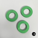 Italian modern green rings for perpetual wall calendar by Ring A Date, 2020s