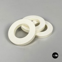 Italian modern white rings for perpetual wall calendar by Ring A Date, 2020s