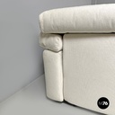 Italian modern modular white sofa Erasmo by Afra and Tobia Scarpa for B&B, 1970s