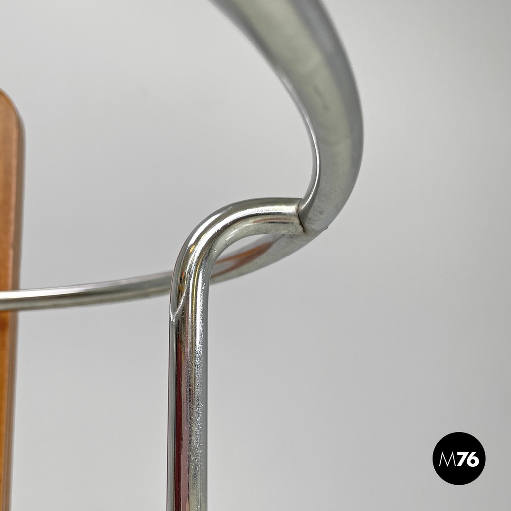 Portaombrelli tondo di Origlia in legno e ghisa, 1980 ca.