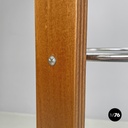 Portaombrelli tondo di Origlia in legno e ghisa, 1980 ca.