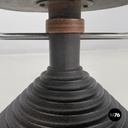 Portaombrelli tondo di Origlia in legno e ghisa, 1980 ca.