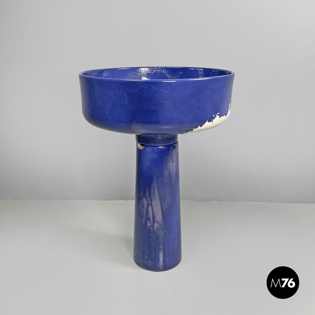 Italian modern prototype flowerpot Angelo Mangiarotti Fratelli Brambilla, 1970s