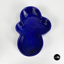 Italian mid-century modern Blue bowl by Mangiarotti for Fratelli Brambilla 1970s