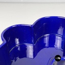 Italian mid-century modern Blue bowl by Mangiarotti for Fratelli Brambilla 1970s