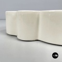 Italian mid-century modern white bowl by Mangiarotti Fratelli Brambilla 1970s