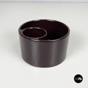 Italian mid-century modern brown vase by Mangiarotti Fratelli Brambilla, 1970s