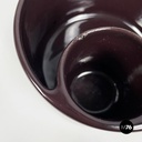 Italian mid-century modern brown vase by Mangiarotti Fratelli Brambilla, 1970s
