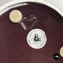 Italian mid-century modern brown vase by Mangiarotti Fratelli Brambilla, 1970s