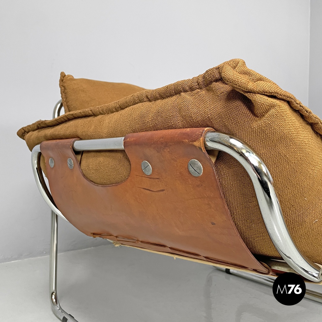 Italian modern brown fabric modular sofa Compor S 72 by Gero for Mussi, 1970s