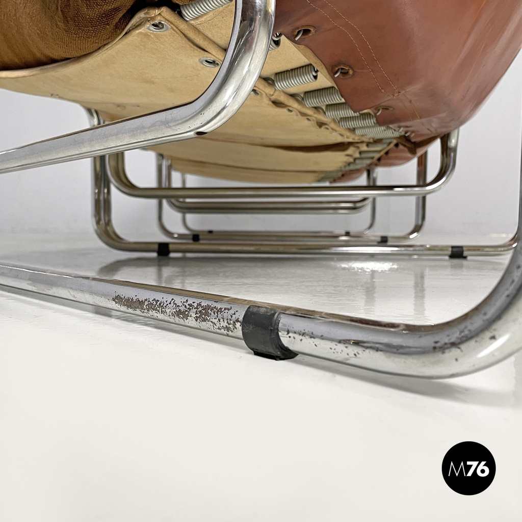 Italian modern brown fabric modular sofa Compor S 72 by Gero for Mussi, 1970s