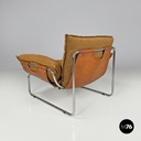 Italian modern brown fabric armchair Compor S 72 by Gero for Mussi, 1970s