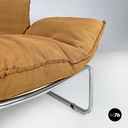 Italian modern brown fabric armchair Compor S 72 by Gero for Mussi, 1970s