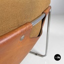 Italian modern brown fabric armchair Compor S 72 by Gero for Mussi, 1970s