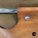 Italian modern brown fabric armchair Compor S 72 by Gero for Mussi, 1970s