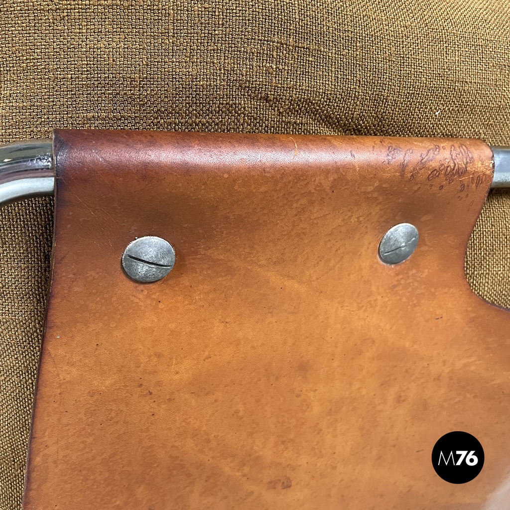 Italian modern brown fabric armchair Compor S 72 by Gero for Mussi, 1970s