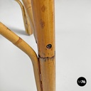 Italian modern rattan and Vienna straw chairs with round seats, 1970s