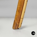 Italian modern rattan and Vienna straw chairs with round seats, 1970s