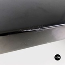 Italian modern black wood Saratoga table Lella Massimo Vignelli Poltronova 1960s