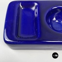 Italian mid-century modern blue egg cup by Mangiarotti Fratelli Brambilla 1970s