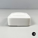 Italian mid-century modern white egg cups by Mangiarotti Fratelli Brambilla 1970