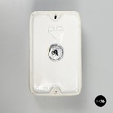 Italian mid-century modern white egg cups by Mangiarotti Fratelli Brambilla 1970