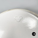 Italian mid-century modern white egg cup by Mangiarotti Fratelli Brambilla 1970s