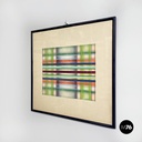 Quadro geometrico su carta, 1990 ca.