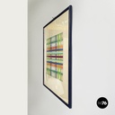 Quadro geometrico su carta, 1990 ca.