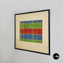 Quadro geometrico su carta, 1990 ca.