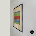 Quadro geometrico su carta, 1990 ca.