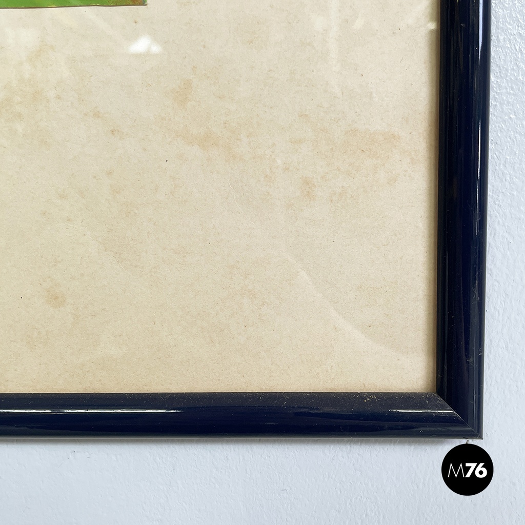 Quadro geometrico su carta, 1990 ca.