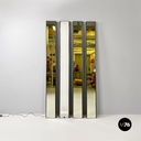 Italian modular Gronda wall mirrors and lamp, Luciano Bertoncini for Elco, 1970s