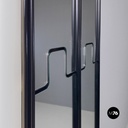 Italian modular Gronda wall mirrors and lamp, Luciano Bertoncini for Elco, 1970s