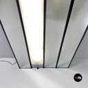 Italian modular Gronda wall mirrors and lamp, Luciano Bertoncini for Elco, 1970s