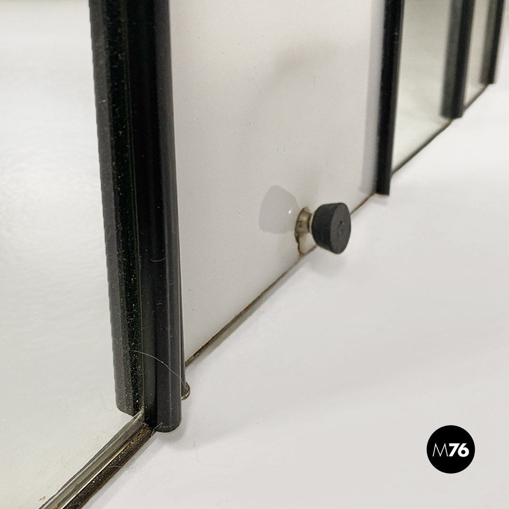 Italian modular Gronda wall mirrors and lamp, Luciano Bertoncini for Elco, 1970s