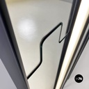 Italian modular Gronda wall mirrors and lamp, Luciano Bertoncini for Elco, 1970s