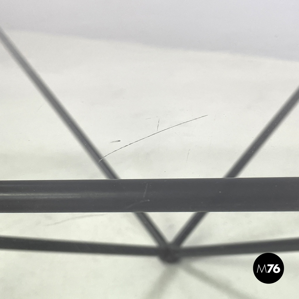 Italian modern black coffee table Alanda by Paolo Piva for B&B Italia, 1980s